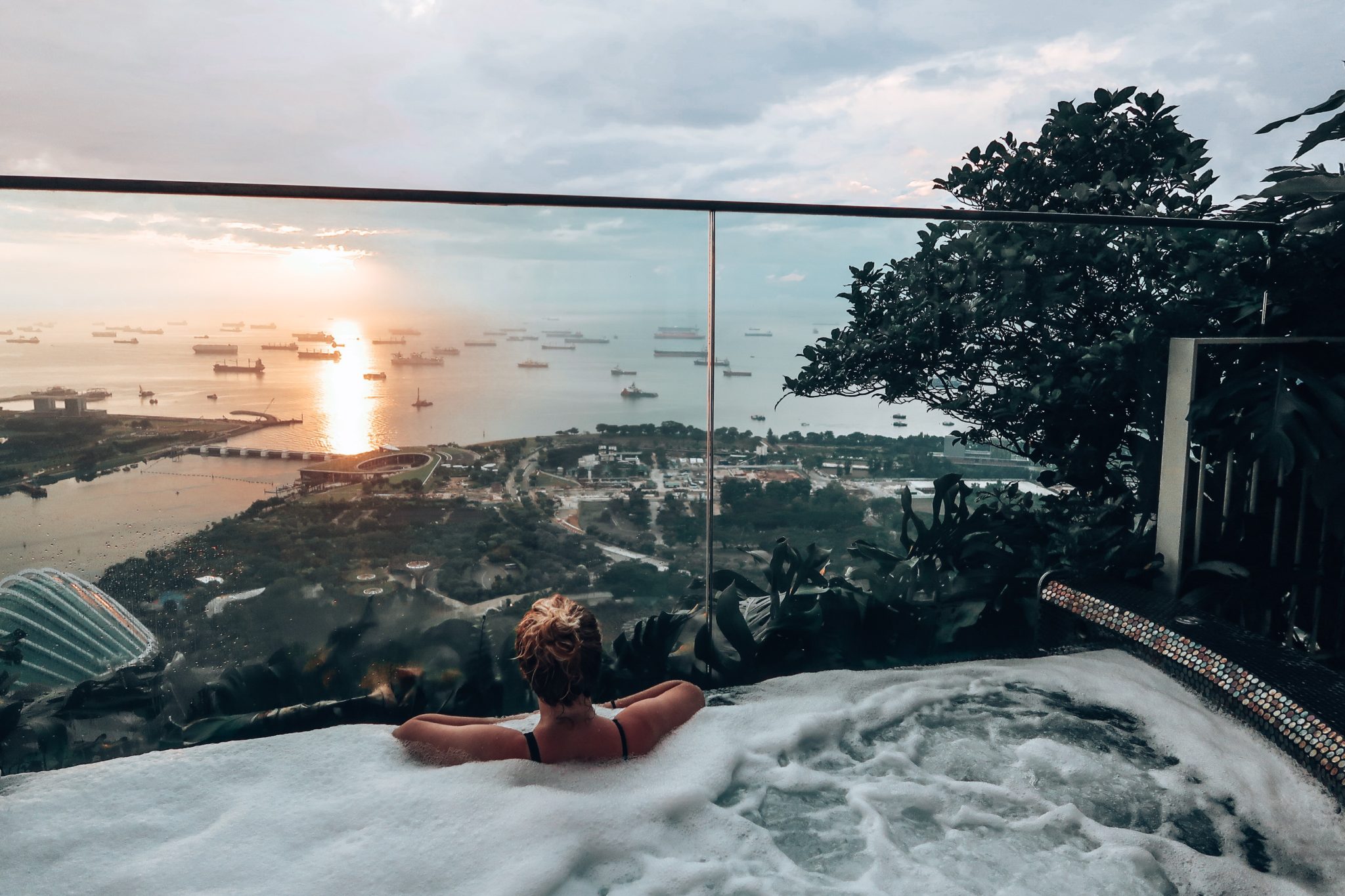 Jacuzzi at Marina Bay Sands