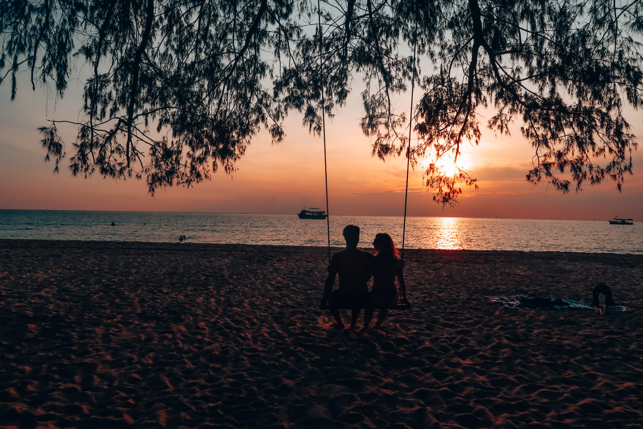 Sunset on Koh Rong Samloem 