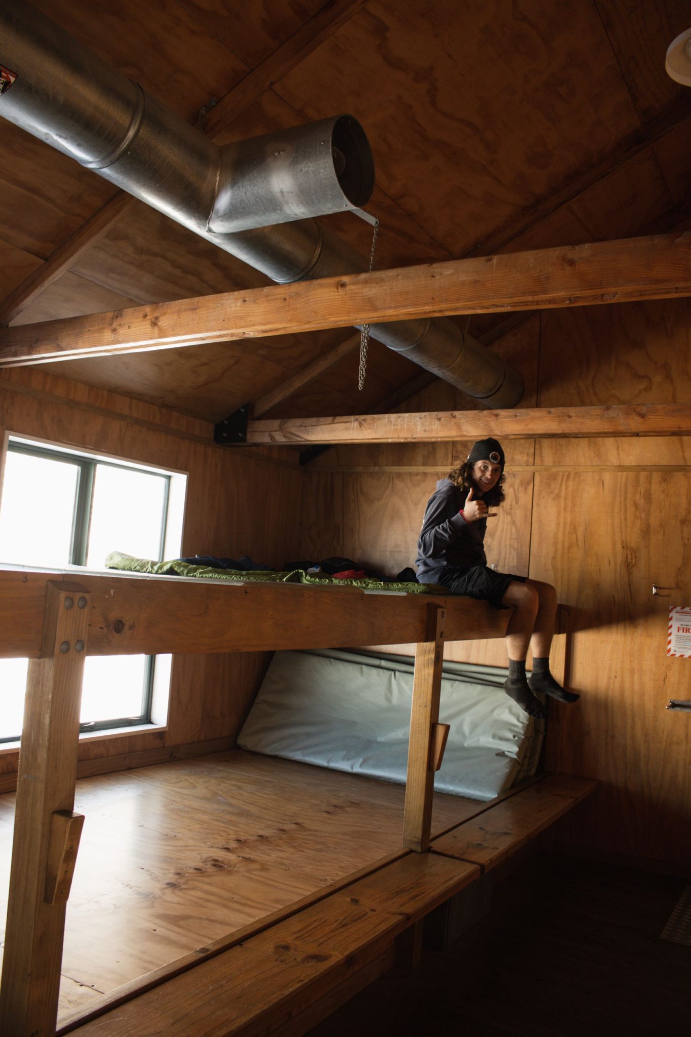 Inside Mueller Hut, Aoraki Mt Cook National Park 